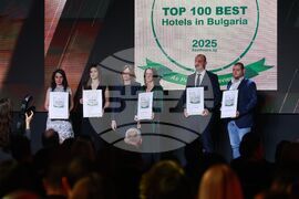 ТОП 100 на най-добрите хотели в България за 2025 - награждаване