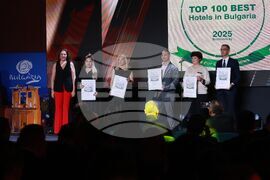 ТОП 100 на най-добрите хотели в България за 2025 - награждаване