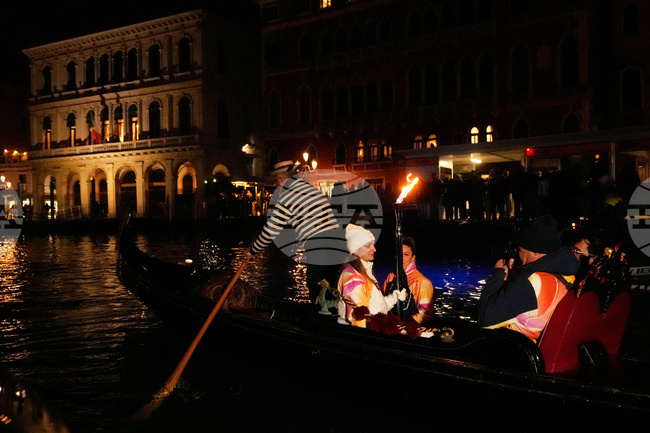 APTOPIX Italy 2026 Milan Cortina Winter Olympics Flame