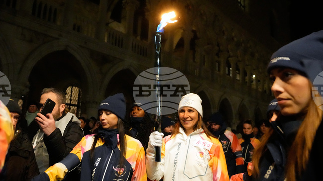 Олимпийският огън достигна до Кортина д'Ампецо