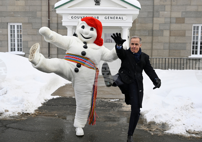 APTOPIX Canada Carney