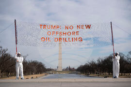 Activists Protest Trump Offshore Drilling Plan