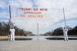 Activists Protest Trump Offshore Drilling Plan