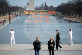 Activists Protest Trump Offshore Drilling Plan