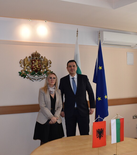 Министерство на икономиката и индустрията: Министър Никола Стоянов се срещна с посланика на Република Албания Н.Пр. Доника Ходжа