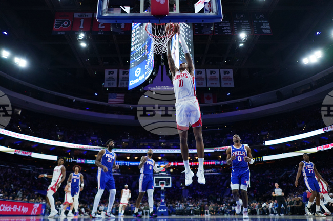 Rockets 76ers Basketball