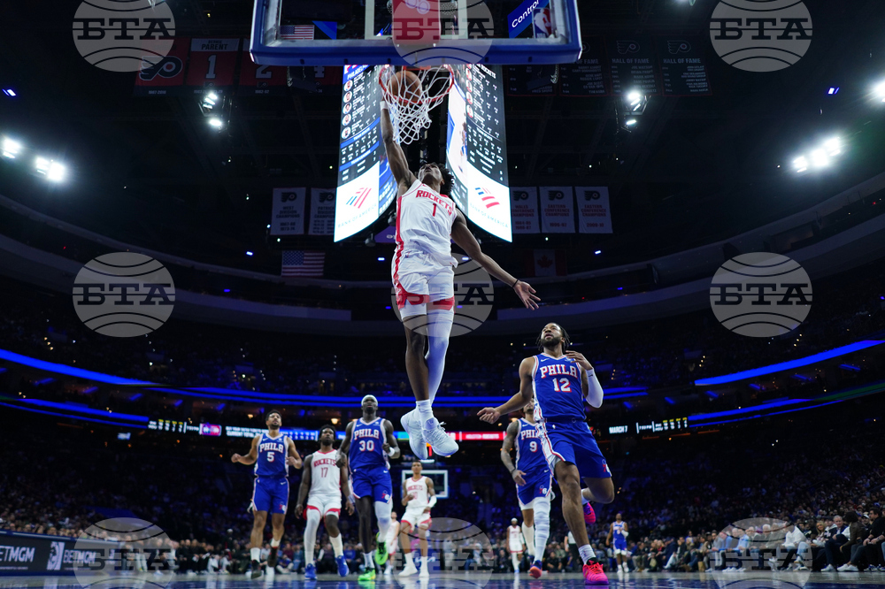 Rockets 76ers Basketball