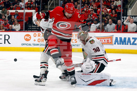 Blackhawks Hurricanes Hockey