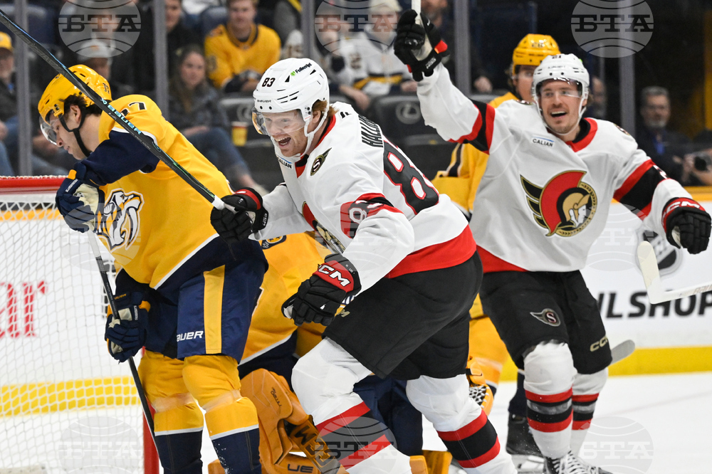 Senators Predators Hockey