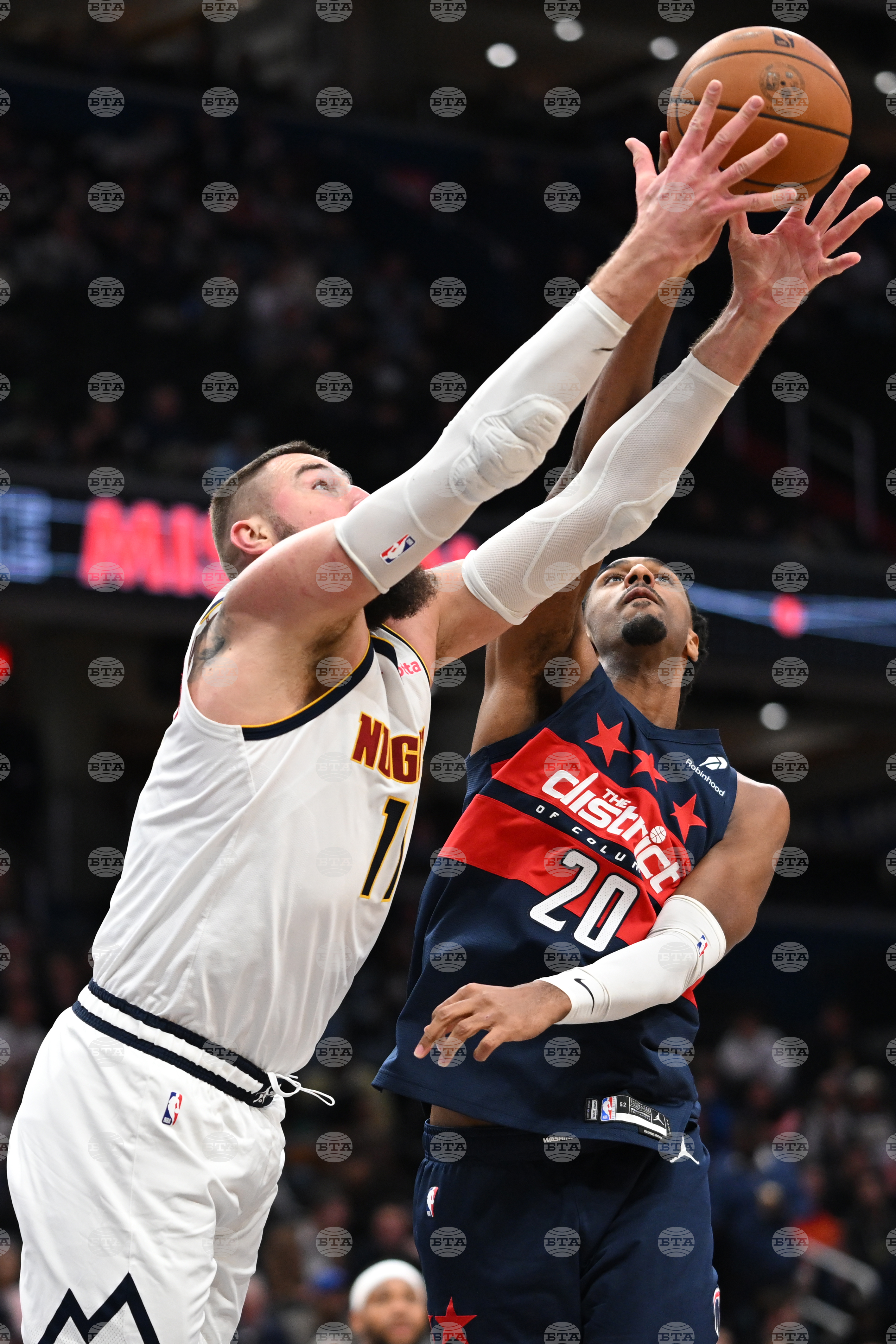 Nuggets Wizards Basketball