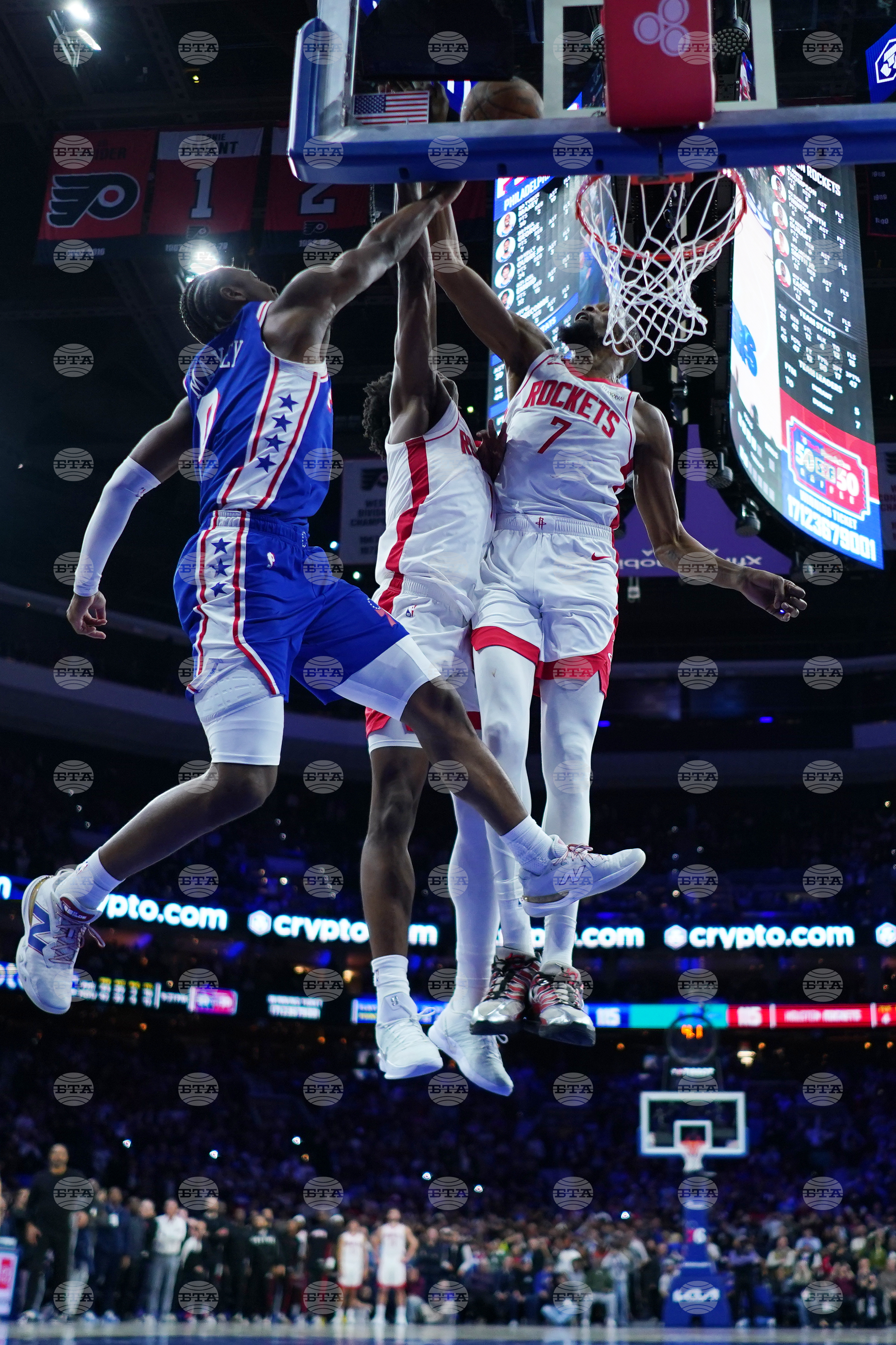 Rockets 76ers Basketball