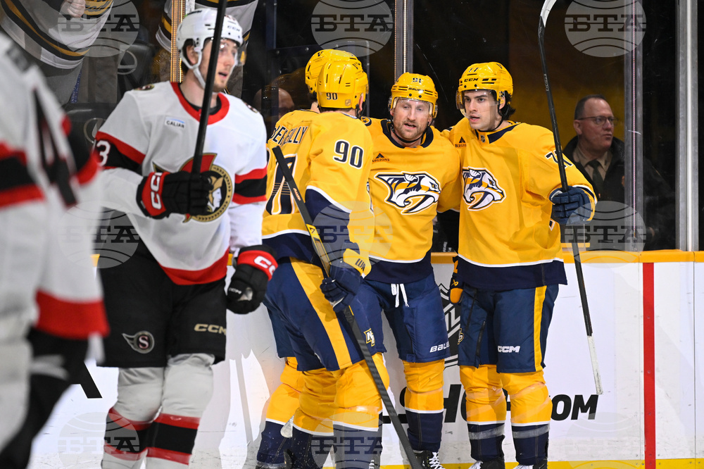 Senators Predators Hockey