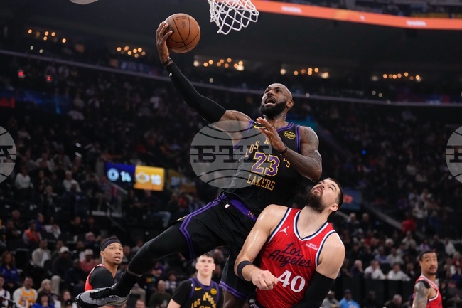 Lakers Clippers Basketball