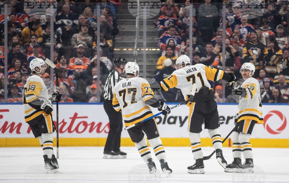 Penguins Oilers Hockey