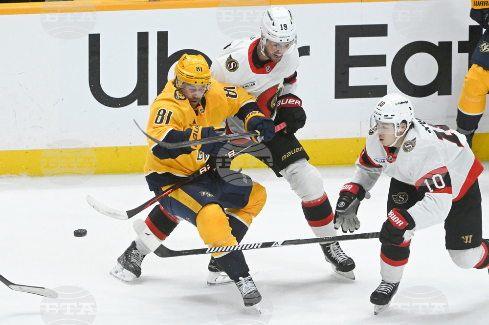 Senators Predators Hockey
