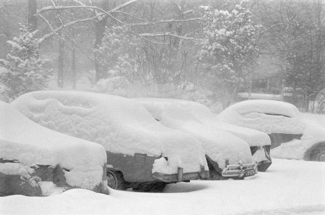 Снежна София през 1968 година
