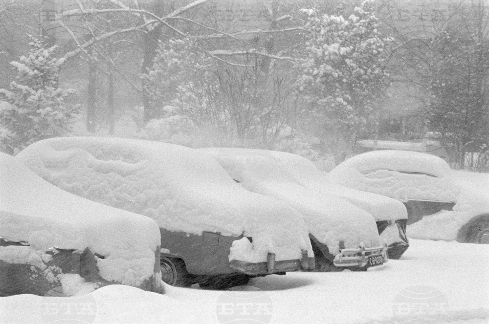 Снежна София през 1968 година