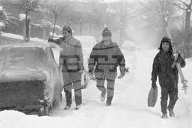 Снежна София през 1968 година