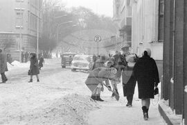 Снежна София през 1968 година