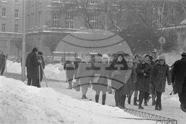 Снежна София през 1968 година