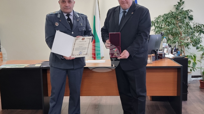 Областният управител на Добрич Живко Желязков е отличен с възпоменателен медал „140 години от Сръбско-българската война“