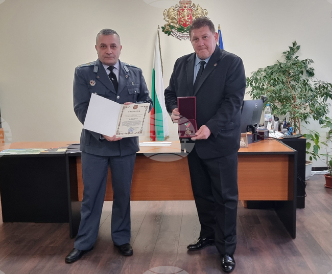 Добрич - областен управител - отличие