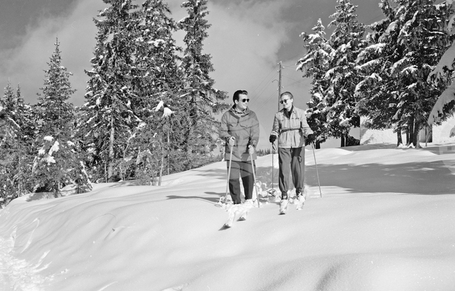 Зима в Пампорово през 1955 година