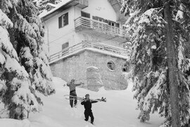 Зима в Пампорово през 1955 година