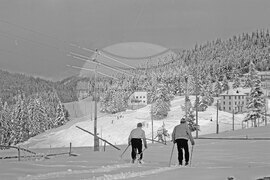 Зима в Пампорово през 1955 година
