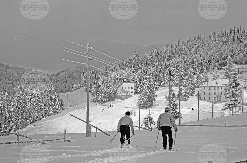 Зима в Пампорово през 1955 година