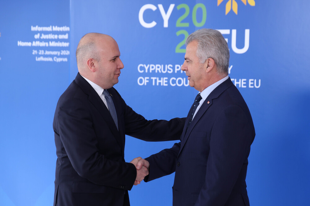 Илхан Кючюк участва в Кипър в среща на министрите на правосъдието и вътрешните работи на ЕС