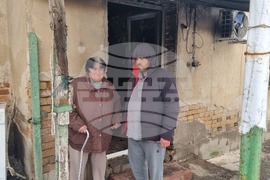 Тръстеник - пожар - семейство