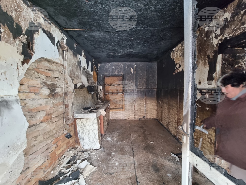 Тръстеник - пожар - семейство