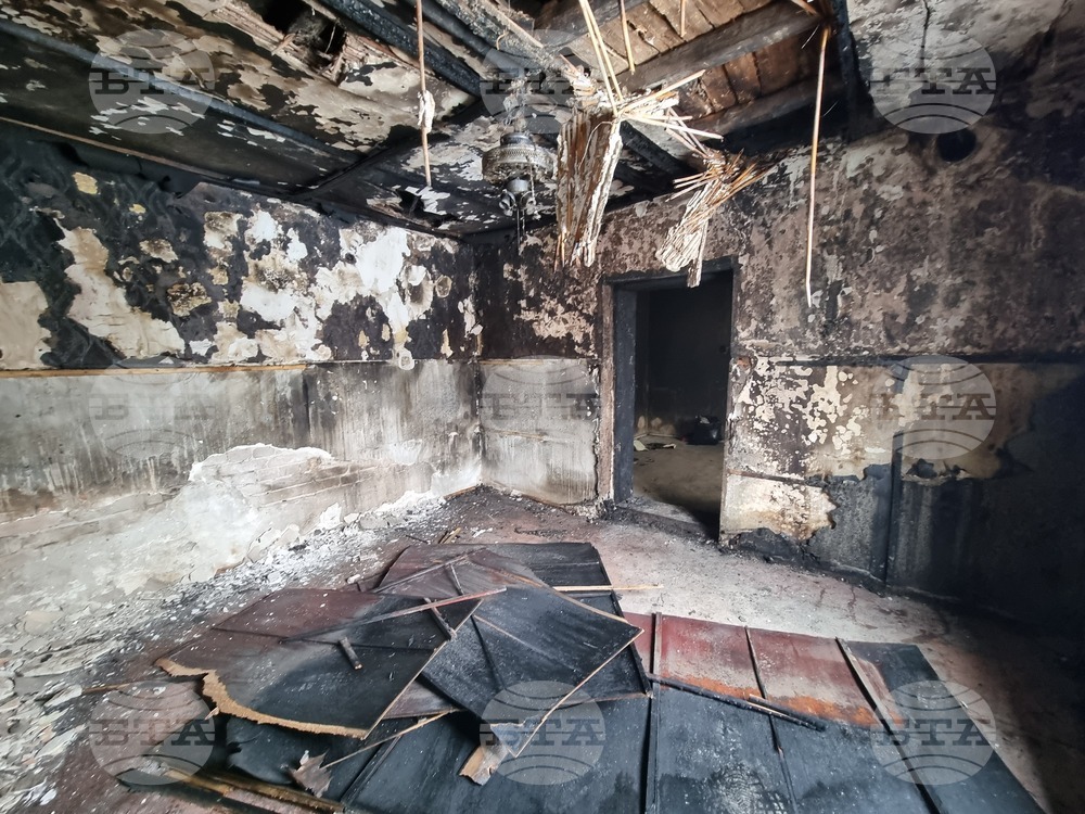 Тръстеник - пожар - семейство