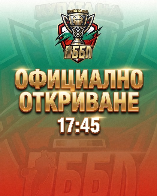 Спортен клуб по баскетбол "Вълци – Разград": Промяна в програмата за Купата на ББЛ на 24.01.2026г.