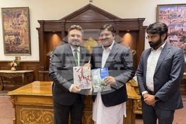 Пакистан - Лахор - Кирил Вълчев - Малик Мухамад Ахмад Хан - среща