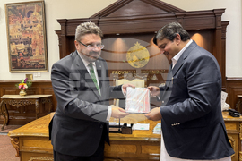 Пакистан - Лахор - Кирил Вълчев - Малик Мухамад Ахмад Хан - среща