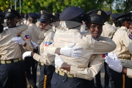APTOPIX Haiti Police Graduation
