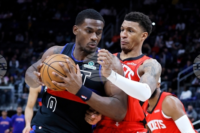Rockets Pistons Basketball