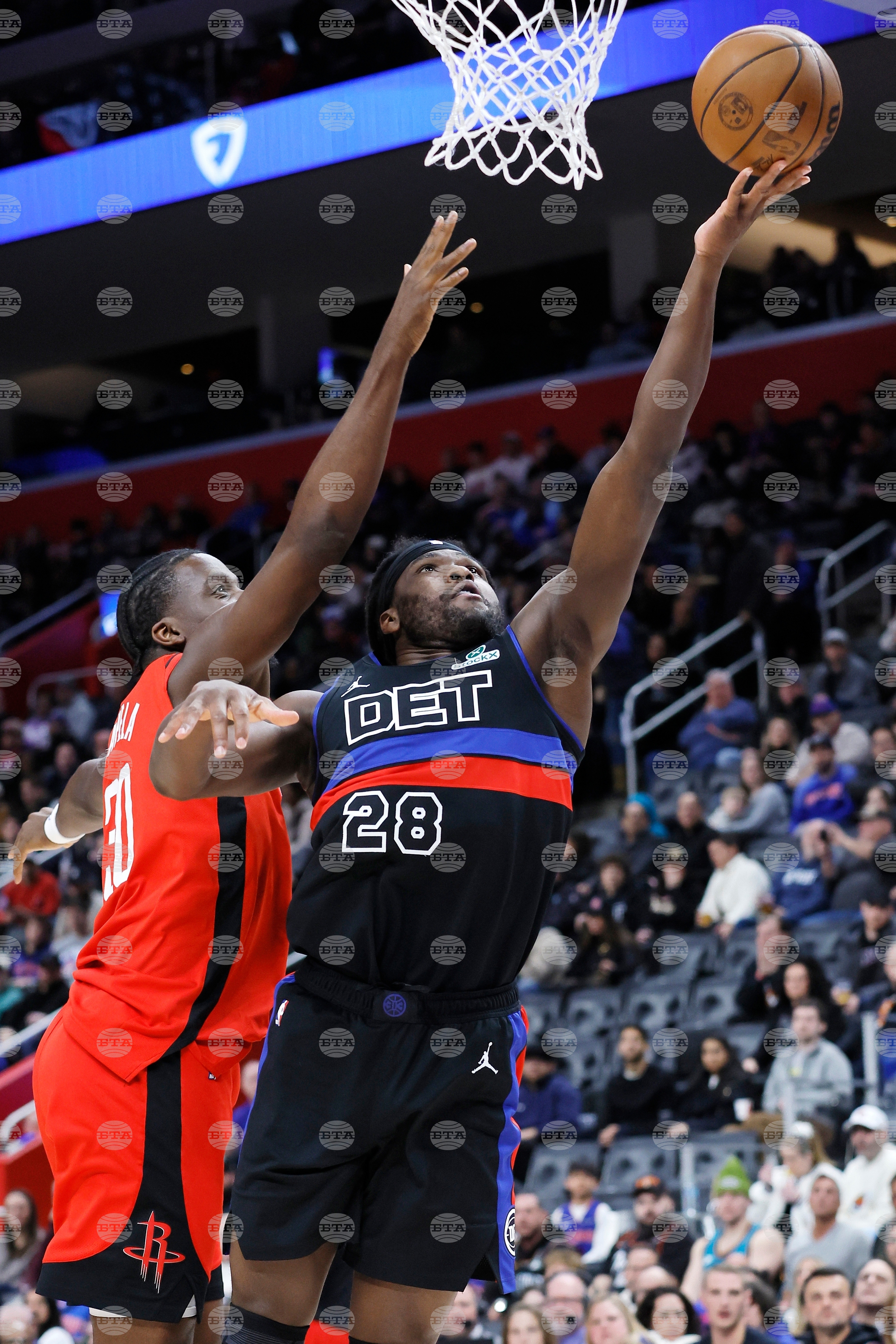 Rockets Pistons Basketball