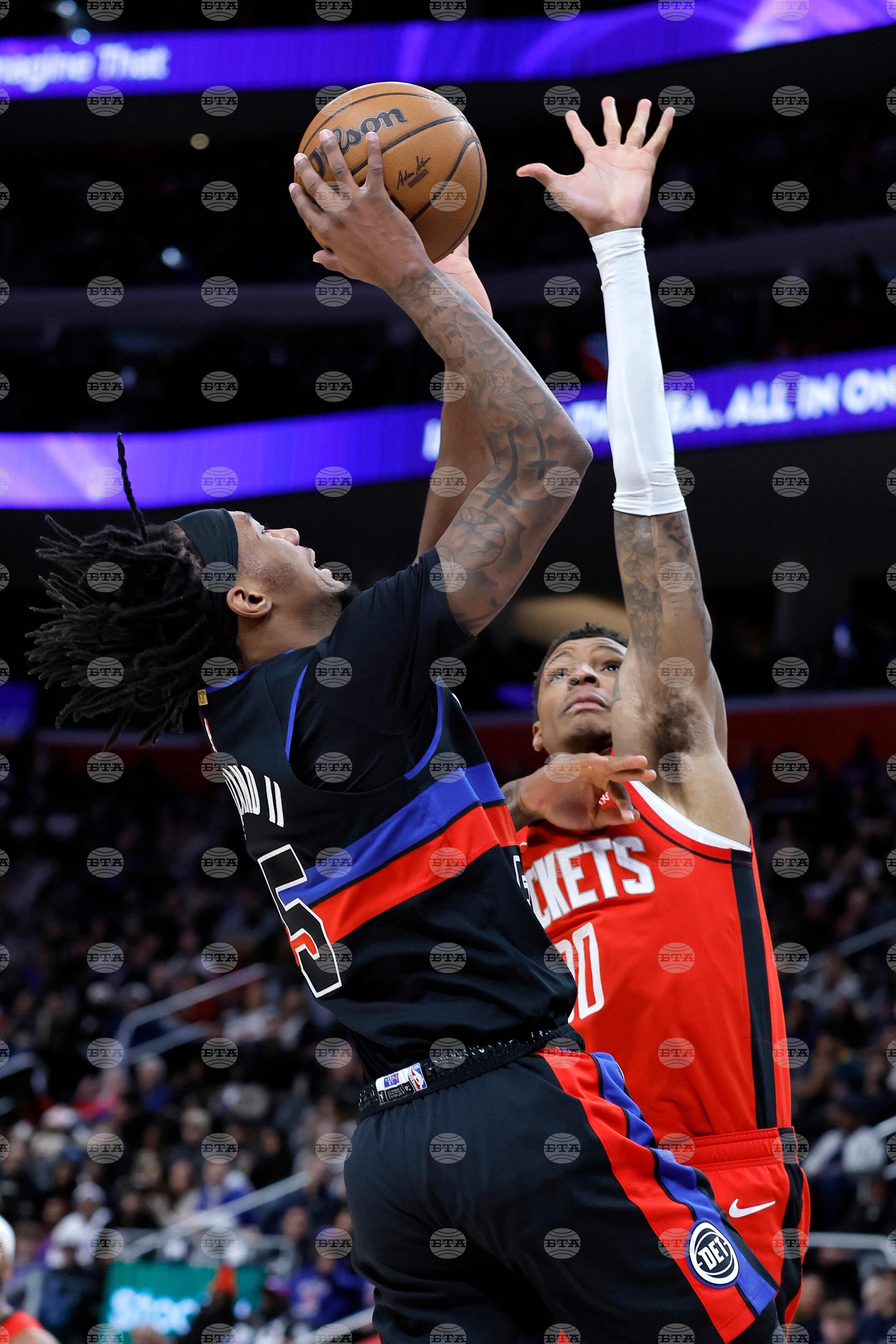 Rockets Pistons Basketball