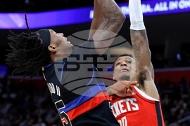 Rockets Pistons Basketball