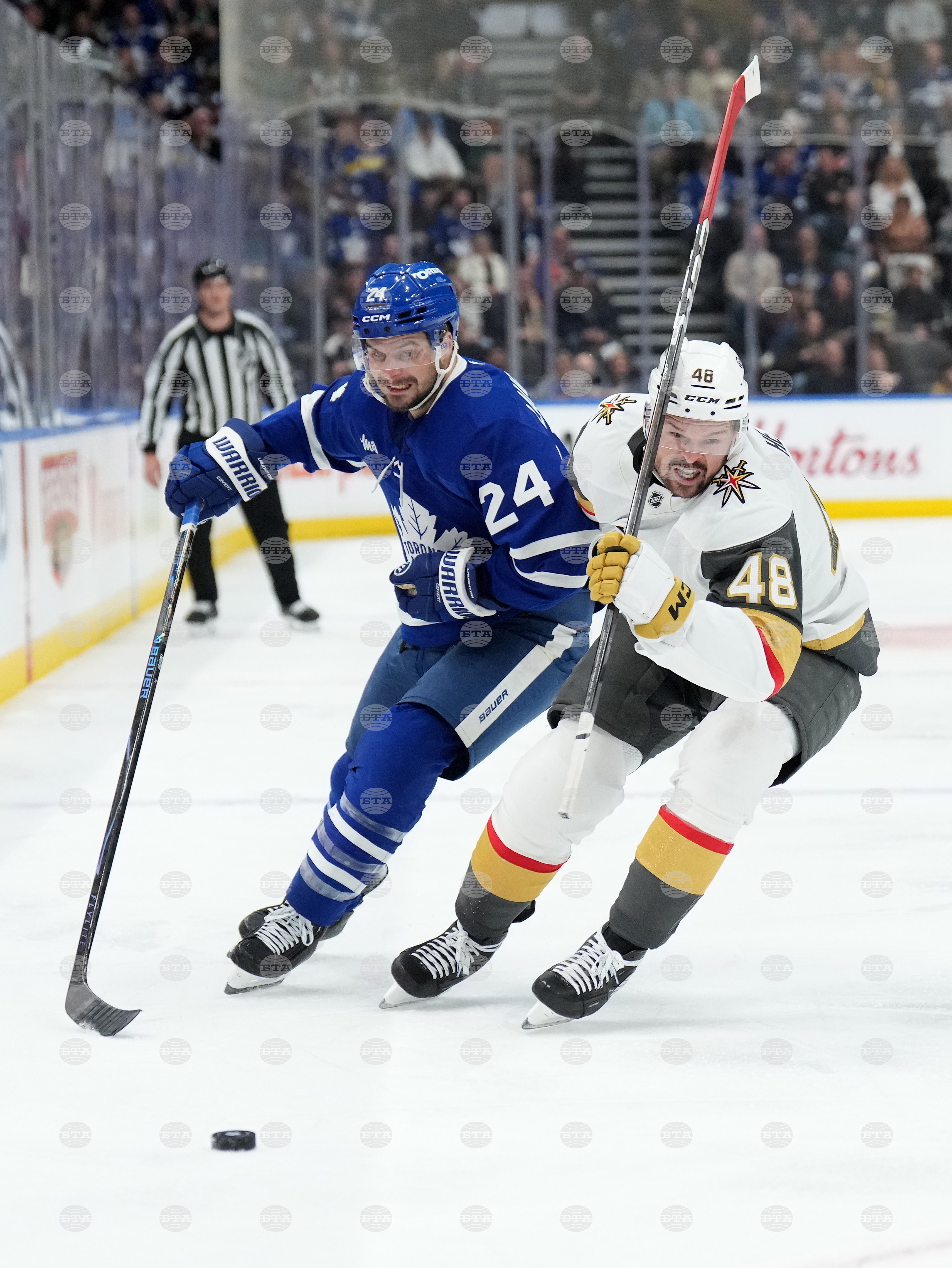 Golden Knights Maple Leafs Hockey