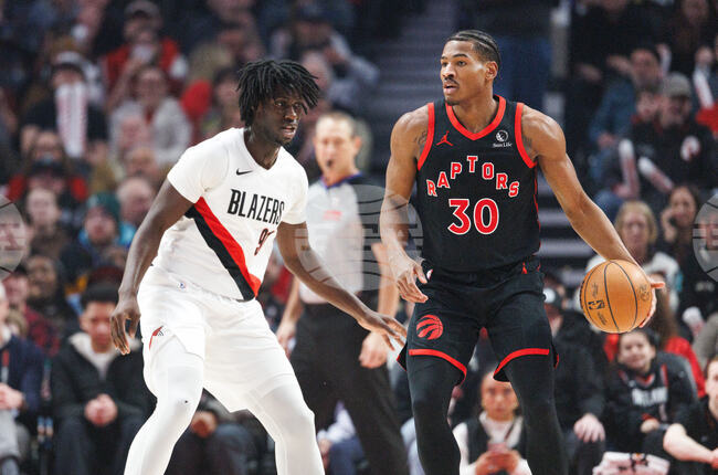 Raptors Trail Blazers Basketball