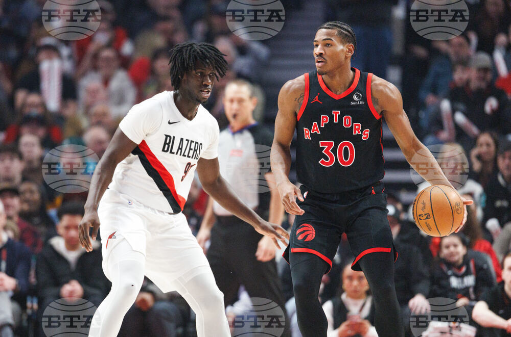 Raptors Trail Blazers Basketball