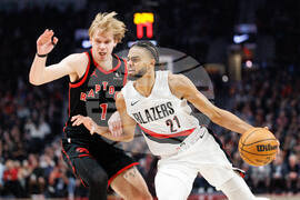 Raptors Trail Blazers Basketball