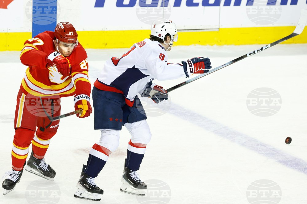 Capitals Flames Hockey