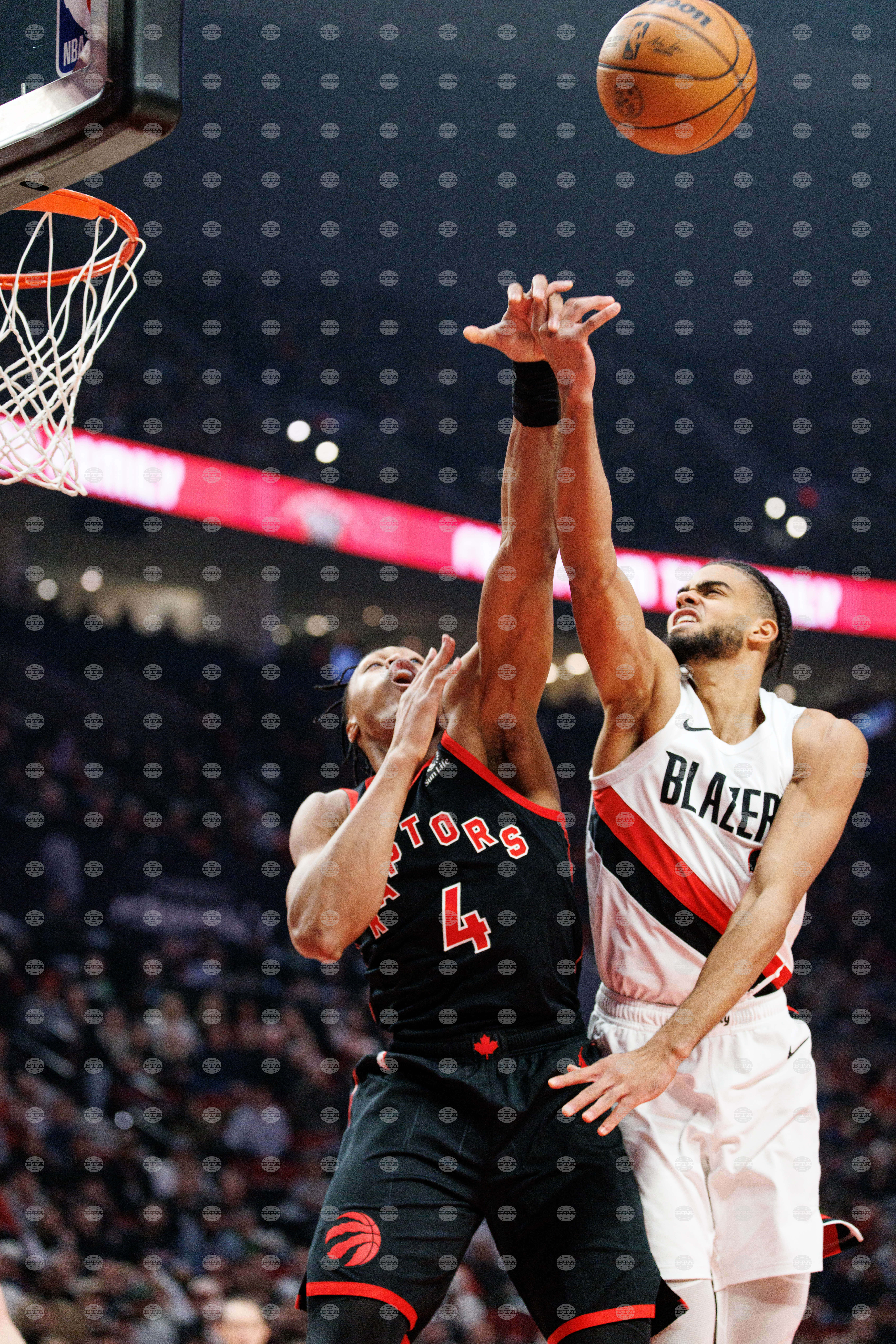 Raptors Trail Blazers Basketball
