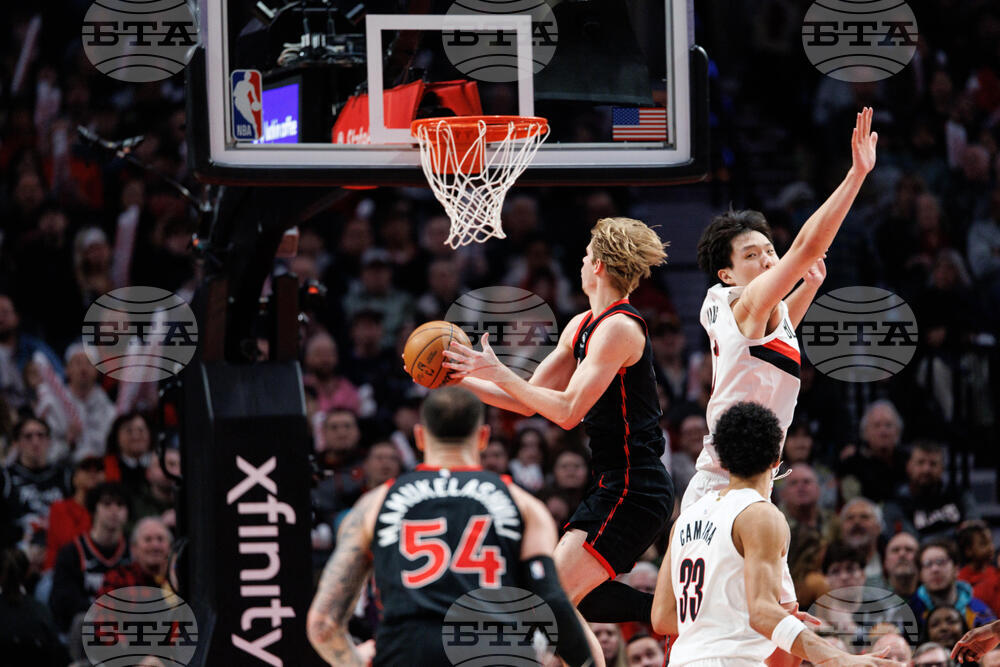 Raptors Trail Blazers Basketball