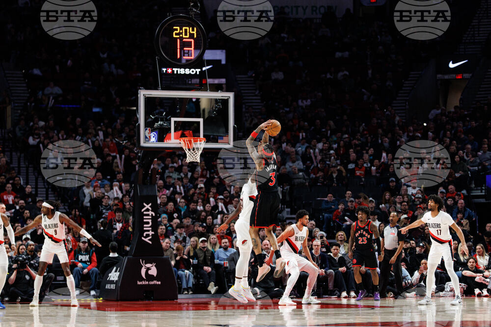 Raptors Trail Blazers Basketball